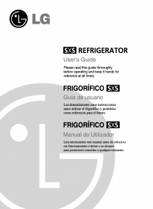 Manual de uso LG GR-B2075LXC Frigorífico combinado
