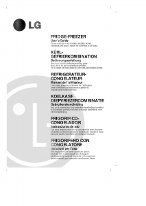 Manual de uso LG GR-3893SNF Frigorífico combinado