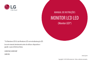 Manual LG 34WN780P-B Monitor LED