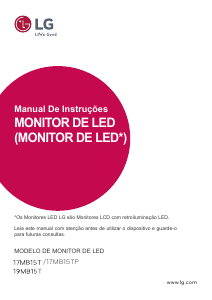 Manual LG 17MB15TP-B Monitor LED