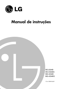 Manual LG MG-4334B Micro-onda
