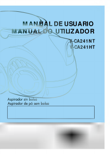 Manual de uso LG V-CA241NTBP Aspirador