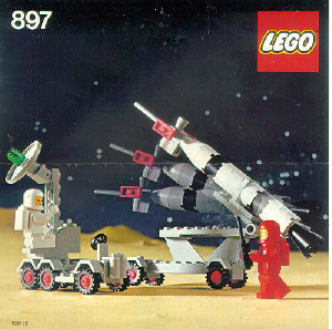 Handleiding Lego set 897 Space Mobiele raketwerper