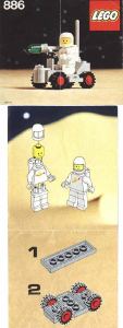 Handleiding Lego set 886 Space Maanwagen