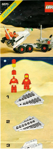 Bedienungsanleitung Lego set 6870 Space Probe launche