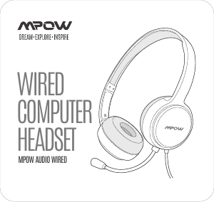 Manual MPOW PA071A Headset