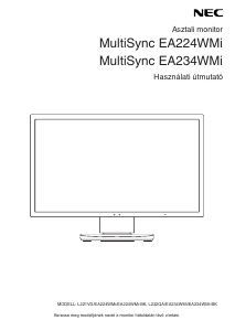 Használati útmutató NEC MultiSync EA224WMi LCD-monitor