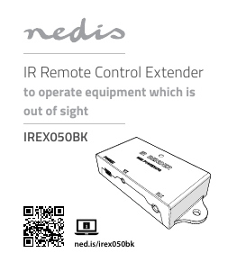 Manuale Nedis IREX050BK Estensore IR