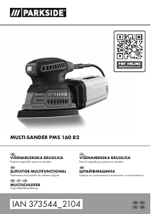 Наръчник Parkside PMS 160 B2 Delta Sander Шлайф