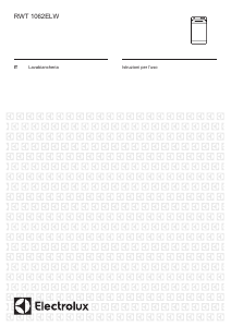 Manuale Electrolux RWT1062ELW Lavatrice