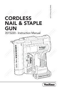 Manual VonHaus 3515220 Nail Gun