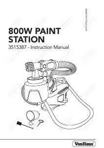 Manual VonHaus 3515387 Paint Sprayer