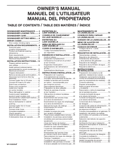 Manual de uso Whirlpool WDPA70SAMZ Lavavajillas