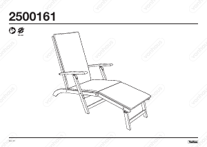 Brugsanvisning VonHaus 2500161 Havestol