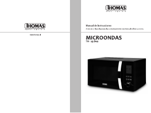 Manual de uso Thomas TH-23D02 Microondas