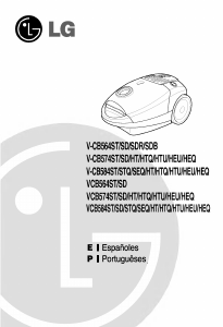 Manual de uso LG V-CB564SDR Aspirador