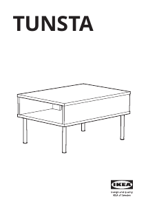 Käyttöohje IKEA TUNSTA Apupöytä