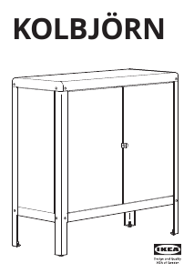 Brugsanvisning IKEA KOLBJORN Skab