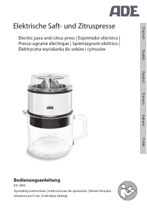 Manual ADE KA 1803 Citrus Juicer