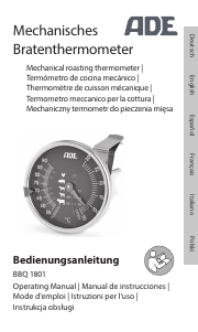 Mode d’emploi ADE BBQ 1801 Thermomètre alimentaire