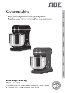 Manual ADE KA 2100-2 Stand Mixer