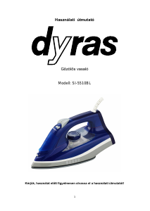 Használati útmutató Dyras SI-5510BL Vasaló