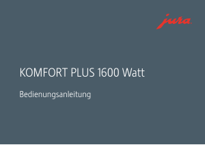 Bedienungsanleitung Jura Komfort Plus 1600 Bügeleisen