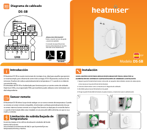 Manual de uso Heatmiser DS-SB Termostato