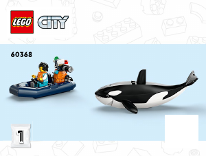 Manual de uso Lego set 60368 City Exploradores del Ártico - Barco