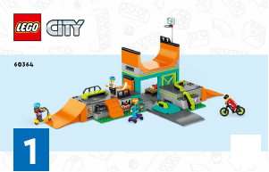 Manuale Lego set 60364 City Skate Park urbano