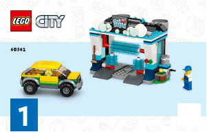 Käyttöohje Lego set 60362 City Autopesula