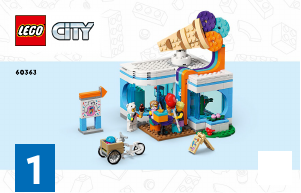 Bruksanvisning Lego set 60363 City Glasskiosk