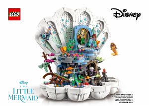 Manuál Lego set 43225 Disney Královská škeble Malé mořské víly