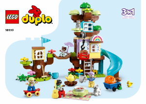 Manual Lego set 10993 Duplo 3in1 tree house