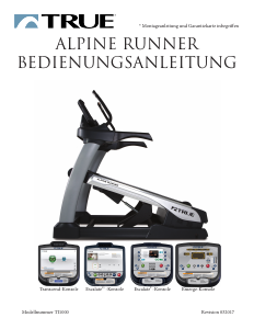Bedienungsanleitung True Alpine Runner Laufband