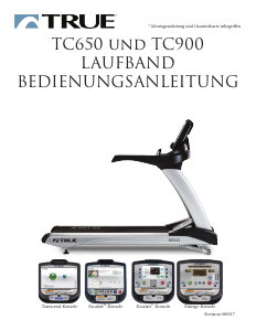 Bedienungsanleitung True TC650 Laufband