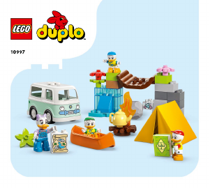 Käyttöohje Lego set 10997 Duplo Retkeilyseikkailu
