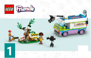 Bruksanvisning Lego set 41749 Friends Nyhetsbil