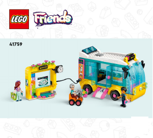 Bruksanvisning Lego set 41759 Friends Heartlakes stadsbuss