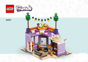 Manuale Lego set 41747 Friends Cucina comunitaria di Heartlake City