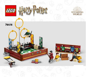 Használati útmutató Lego set 76416 Harry Potter Kviddics koffer