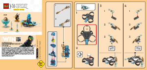 사용 설명서 레고 set 71778 닌자고 니야의 드래곤 파워 스핀짓주 드리프트