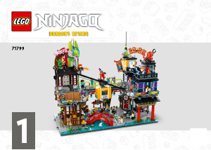 Manual de uso Lego set 71799 Ninjago Mercados de la Ciudad de NINJAGO