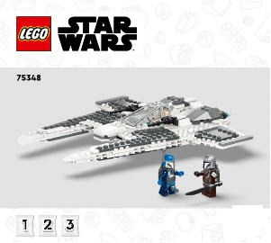 Käyttöohje Lego set 75348 Star Wars Mandalorialainen Fang-hävittäjä vs. TIE-torjuntahävittäjä