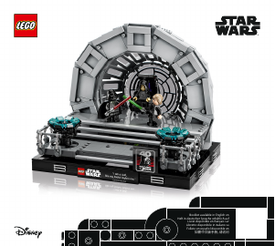 Manuale Lego set 75352 Star Wars Diorama Sala del trono dell'imperatore