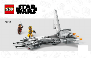 Brugsanvisning Lego set 75346 Star Wars Pirat-enmandsjager