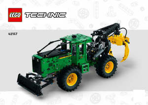 Handleiding Lego set 42157 Technic John Deere 948L-II houttransportmachine