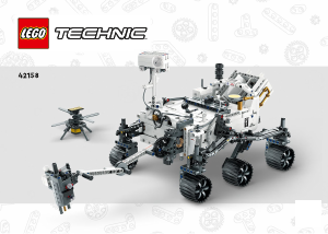 Brugsanvisning Lego set 42158 Technic NASAs Mars Rover Perseverance
