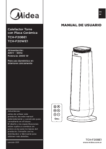 Manual de uso Midea TCH-F20WE1 Calefactor