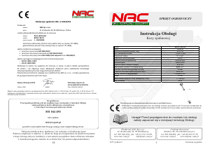 Instrukcja NAC BP517-20-TS Wycinarka do krzaków